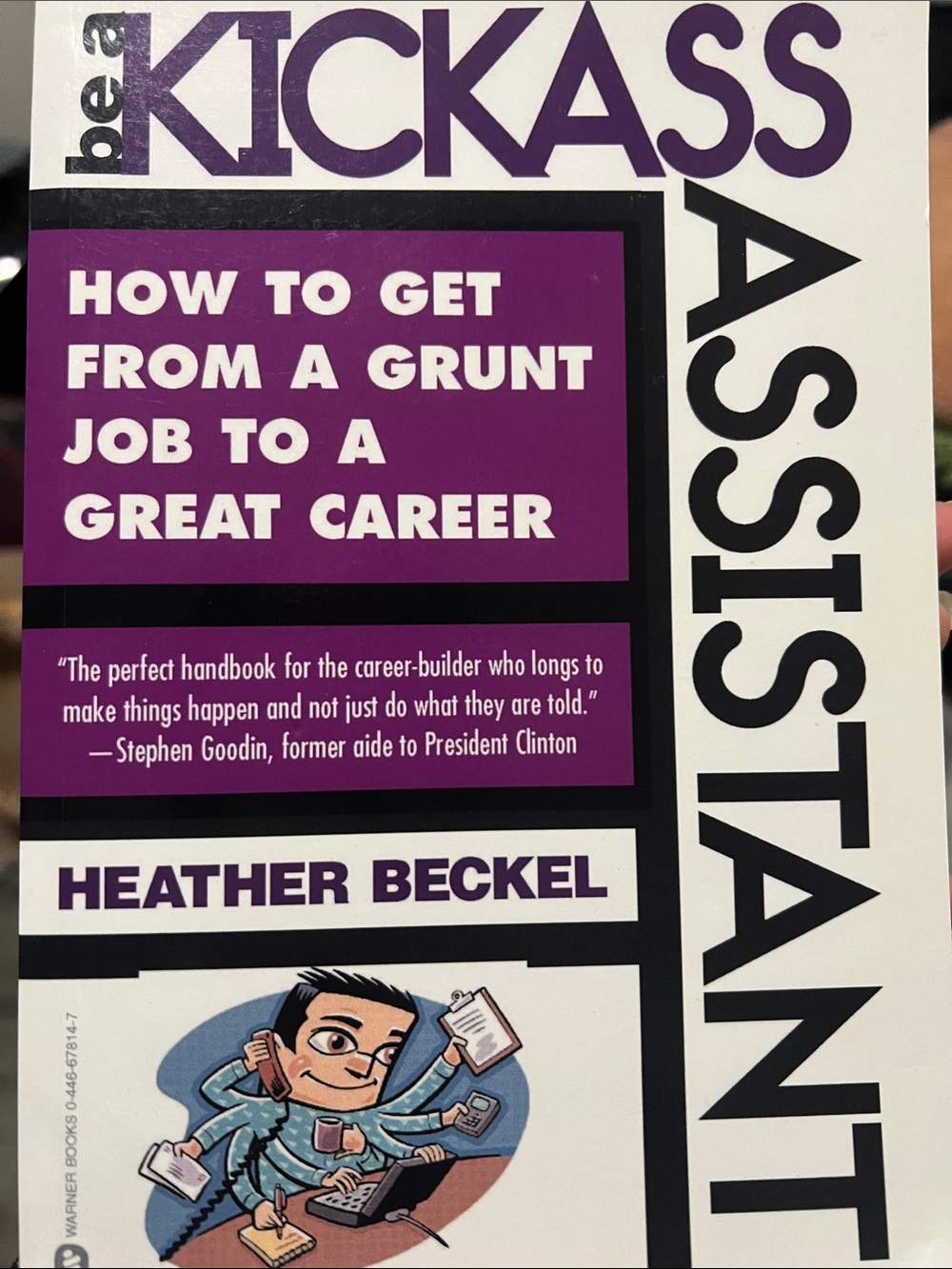 Be a Kickass Assistant by Heather Beckel - Purple & Black Cover